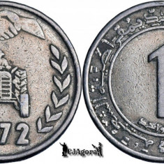 1972, 1 Dinar - FAO - Algeria