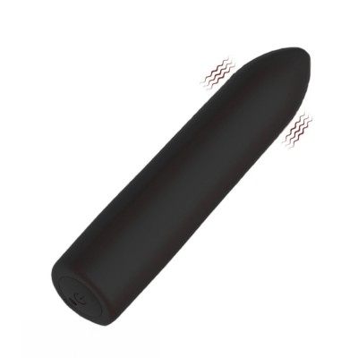 Mini vibrator Discret Bullet Negru foto