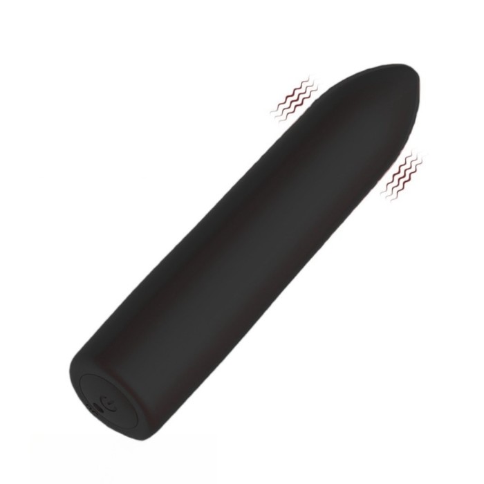 Mini vibrator Discret Bullet Negru