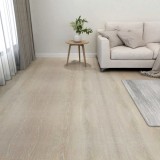 VidaXL Plăci de pardoseală autoadezive, 20 buc., bej, PVC, 1,86 m&sup2;