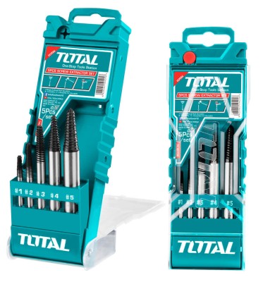 TOTAL - SET 5BUC EXTRACTOR DE SURUBURI PowerTool TopQuality foto