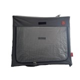 Cusca Animale pentru Uscare Blana, din Textil, Fereastra Transparenta, 53 x 36 x 42 cm, Gri