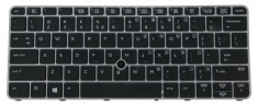 Tastatura Laptop HP EliteBook 820 G3 iluminata cu mouse pointer