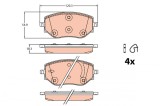 TRW GDB2324 set placute frana,frana disc
