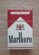 Pachet plin tigari MARLBORO anii 1990 Made in USA -import Romania foto