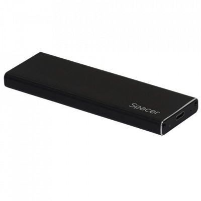 Rack extern spacer ssd m.2 usb-c negru foto