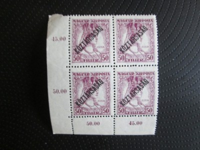 UNGARIA BLOC MNH=22 foto
