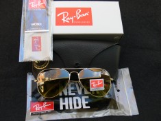 OCHELARI De Soare AVIATOR 3025 Polarizari Pachet Complect !!! LENTILA STICLA !!