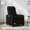 Gossi fotoliu rabatabil electric, negru, material textil