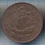 AX 1497 MONEDA- MAREA BRITANIE- 1/2 PENNY -ANUL 1966 -STAREA CARE SE VEDE, Europa