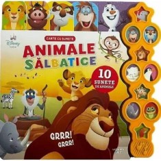 Disney Bebe. Animale salbatice. Carte cu sunete, Litera
