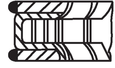 MAHLE 015 61 N0 Set segmenti piston foto