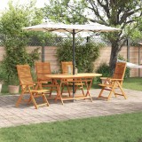 vidaXL Set de masă pentru grădină 5 pcs Maro Lemn Solid de Acacia 3375728