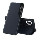 Husa Nothing Phone (1) Eco Leather View flip tip carte, albastru