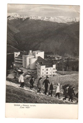 CPIB 21344 CARTE POSTALA - SINAIA. HOTELUL TURISTIC &amp;quot;COTA 1400&amp;quot;, RPR foto
