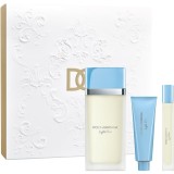 Dolce&amp;Gabbana Light Blue EDT Trio Gift Set set cadou pentru femei