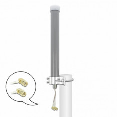 Antena exterior Multiband LTE WLAN 2.4 GHz 1 x SMA plug 1 x RP-SMA plug 2 - 3 dBi 2 x 20cm omnidirectional, Delock 12694