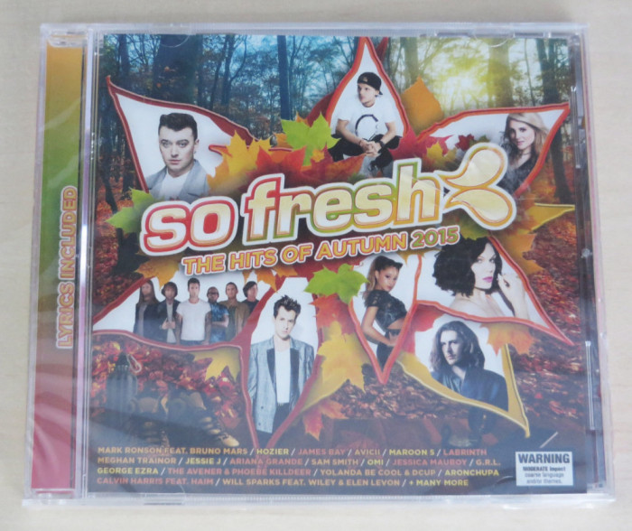 So Fresh - Hits Of Autumn 2015 CD (Mark Ronson, Avicii, OMI, Aronchupa)