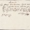 A365 Chitanță olografă, 1849, &icirc;n limba latină