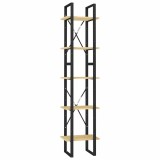 Cumpara ieftin Biblioteca cu 5 rafturi, 40x30x175 cm, lemn masiv de pin