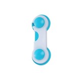 Cumpara ieftin Incuietoare Siguranta Sertare/Dulapuri Copii, Autoadeziva, Plastic, Albastru/Alb