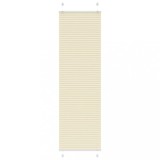 vidaXL Jaluză plisată Crem 55x200 cm Lățime țesătură 54,4 cm