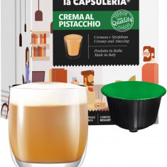 Crema de Fistic, 16 capsule compatibile Dolce Gusto, La Capsuleria