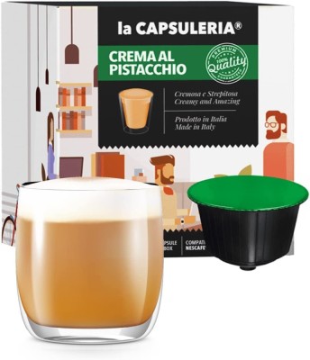 Crema de Fistic, 16 capsule compatibile Dolce Gusto, La Capsuleria foto