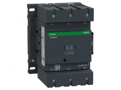 Contactor 3P NO 3 Auxiliare NO NC 110V AC LC1D115F7 foto