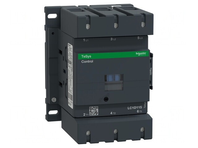 Contactor 3P NO 3 Auxiliare NO NC 110V AC LC1D115F7