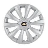 Set 4 Capace Roti, potrivite jantelor de R16, pentru Chevrolet, model delta cromat