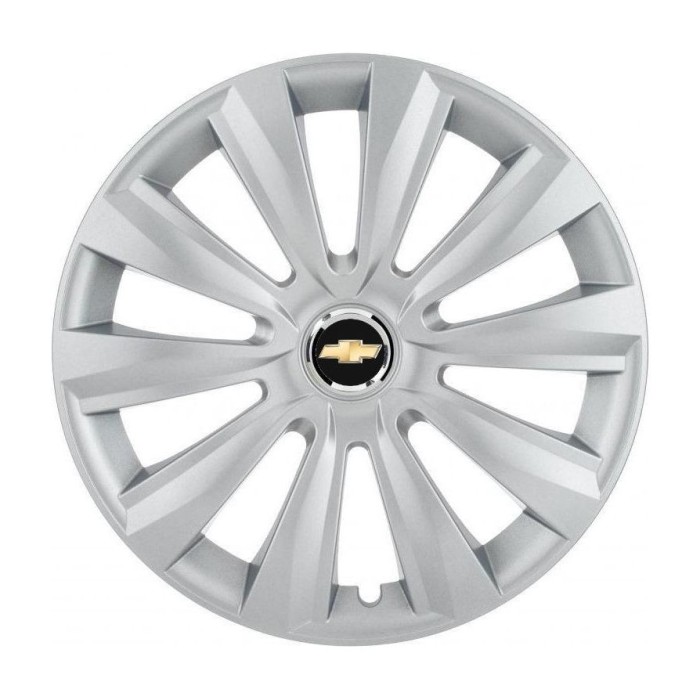 Set 4 Capace Roti, potrivite jantelor de R16, pentru Chevrolet, model delta cromat