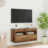 vidaXL Dulap TV de perete Lemn Vechi 80 x 30 x 40 cm Lemn compozit 882977