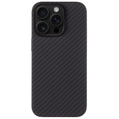 Husa telefon tactical magforce aramid pentru iphone 16 pro max, fibra aramida, ultra slim 0.8 mm, compatibila magsafe, negru foto