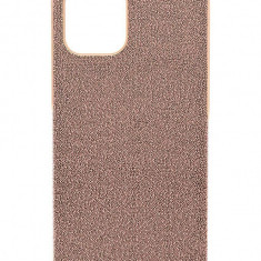 Swarovski Husă pentru telefon iPhone 12/12 PRO culoarea roz