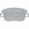 DELPHI LP1728 set placute frana,frana disc