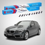 Cumpara ieftin Ștergătoare BMW Seria 1 Hatchback 3UȘI (F21) 2011-2019 | Set Față Flat Premium &ndash; TeamCar&reg;
