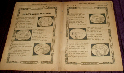 Revista copiilor si tinerimei Nr 4/1921, BD benzi desenate romanesti Iordache foto