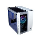 Carcasa Crystal Series 280X RGB Micro-ATX, Tempered Glass, White, Corsair