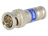 Mufă BNC tata 75&Omega; RG6 crimpare
