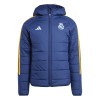 Geaca iarna barbati Adidas Real Madrid Winter Navy, marimea L, colectie noua