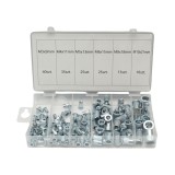 Trusa piulite nituibile cu guler din aluminiu, 150 piese M3-M10