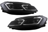 Faruri LED pentru VW Golf 7.5 Facelift 2017-2020 cu semnal dinamic