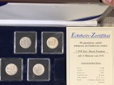 Set monede 2 mărci 1951 Prof plus cutie din lemn
