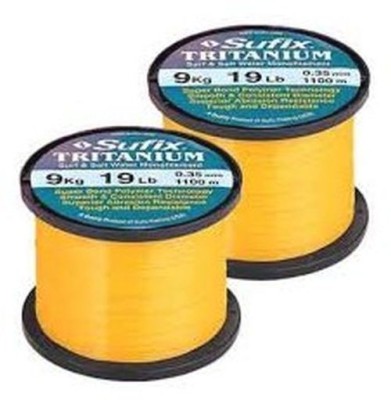 Fir Monofilament Sufix Tritanium Neon Gold 0.30mm, 6.30kg, 1520m foto