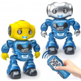 Robot inteligent pentru copii, telecomanda, interactiv, multiple miscari,