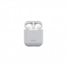 Husa Silicon AirPods 1/2 - Baseus Ultrathin Series WIAPPOD-BZ0G Gray foto