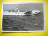 HOPCT 536 T -FOTOGRAFIE VECHE D=15 / 11 CM-AVION/AVIATIE-HIDROAVION SAUNDERS ROS LA DEMONSTRATIE AVIATICA --FOTOGRAFIE AGENTIA ACME NEWSPICTURES 1947
