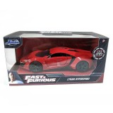 Macheta Metal Lykan Hypersport Fast and Furious, Scara 1:32, Deschidere Usi, Jucarie Baieti 1-12 Ani+