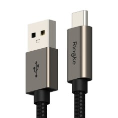 Cablu de Date USB la Type-C, 60W, 1m - Ringke - Black foto